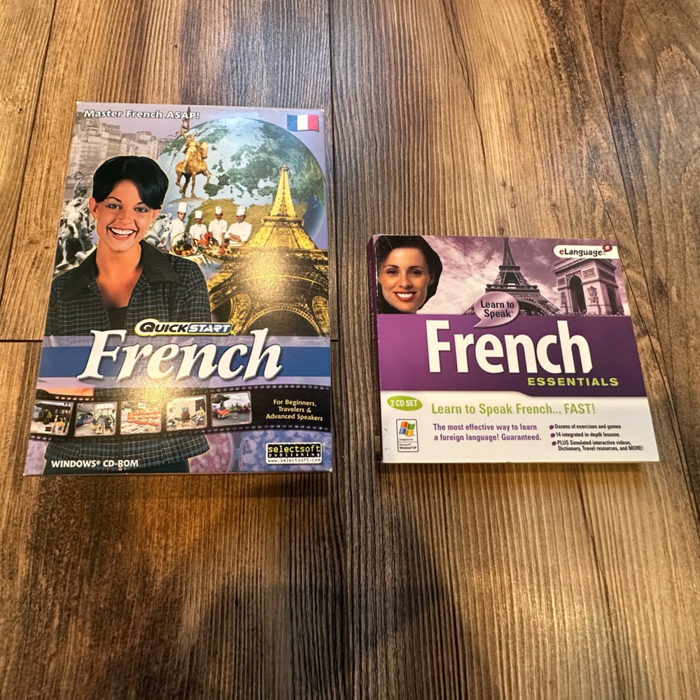 French Language Learning Software Set - Picture 1 of 4